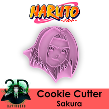 Sakura Haruno biscuit coupeur Naruto 3d print model - Mito3D