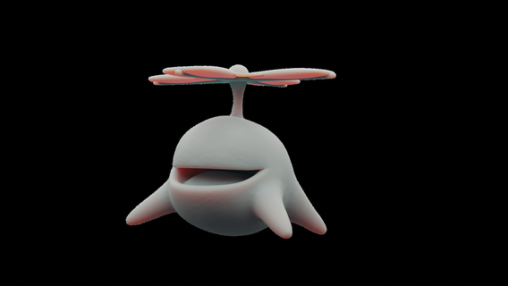 saku avuto tem tempmedia carina creatura mostro figura figurina giocattolo gioco modello 3d print model - Mito3D
