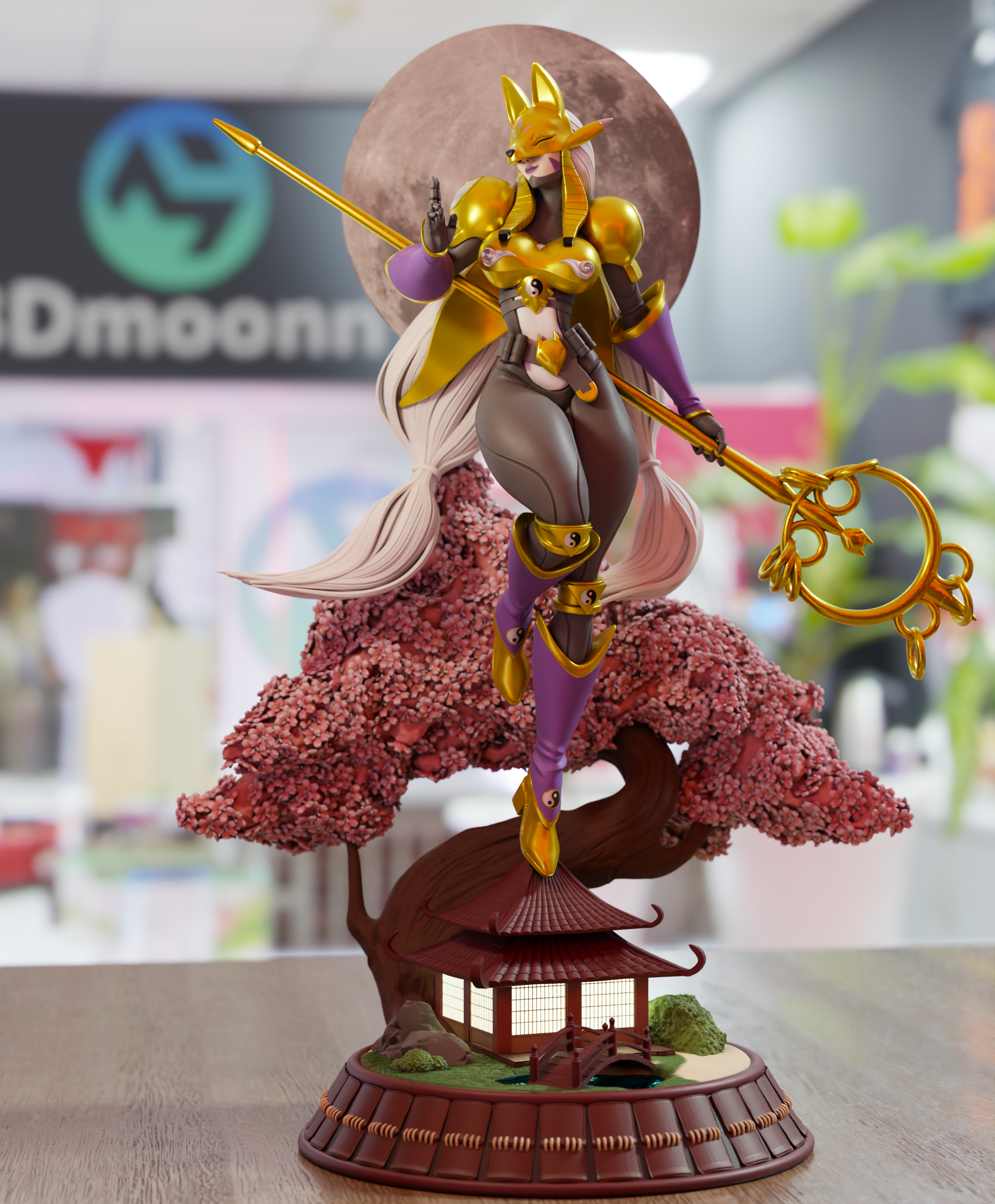 sakuyamon - digimon tamers anime figure 2020 3D print model - Mito3D