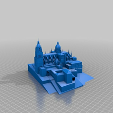 salamanca's cathedral architecture building catedral gothic history monument romanic salamanca buildings structures 3d print model - Mito3D