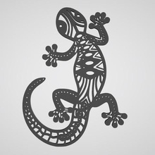 salamander wandschmuck home Aufkleber Tier 3d print model - Mito3D