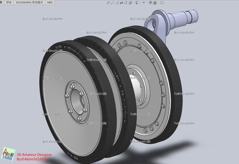 rebaja Tigre tanque temprano ruedas desmontaje escala 1 35 ww2 3d stl 3d print model - Mito3D