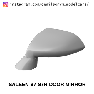 Saleen s7 porta espelho 1 24 25 retrovisor 3d print model - Mito3D