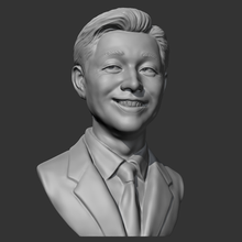 vendedor busto 3d impresión modelo Arte personas humano cabeza retrato figura hombre cara estatua escultura 3d print model - Mito3D