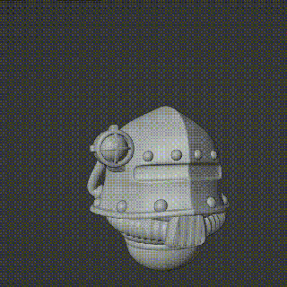 sallet helmet builder blender space marines imperium 3d print model - Mito3D