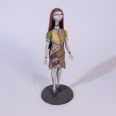 sally cadılar bayramı kasaba karakter gün of ölü noel ürkütücü terör kriko skellington kabak kral şekil 3d print model - Mito3D