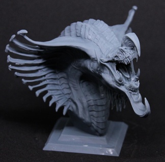 Somon Ejderha büst işbirliği Allison Birleşik Devletler Sanat hayvanlar canavar ejderhalar fantezi mitoloji rpg minyatür düşman masa oyunu düşmanlar dnd Drake kristalşimeralar allisontheus 3d print model - Mito3D