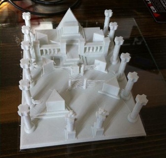 salomon 39 s tapınak şakak mabet duvarcılık makarnacı Süleyman templo taramalar kopyalar 3d print model - Mito3D