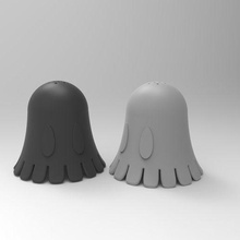 salt&pepper shaker ghost fan saltshaker peppershaker homeaccessory 3d print model - Mito3D