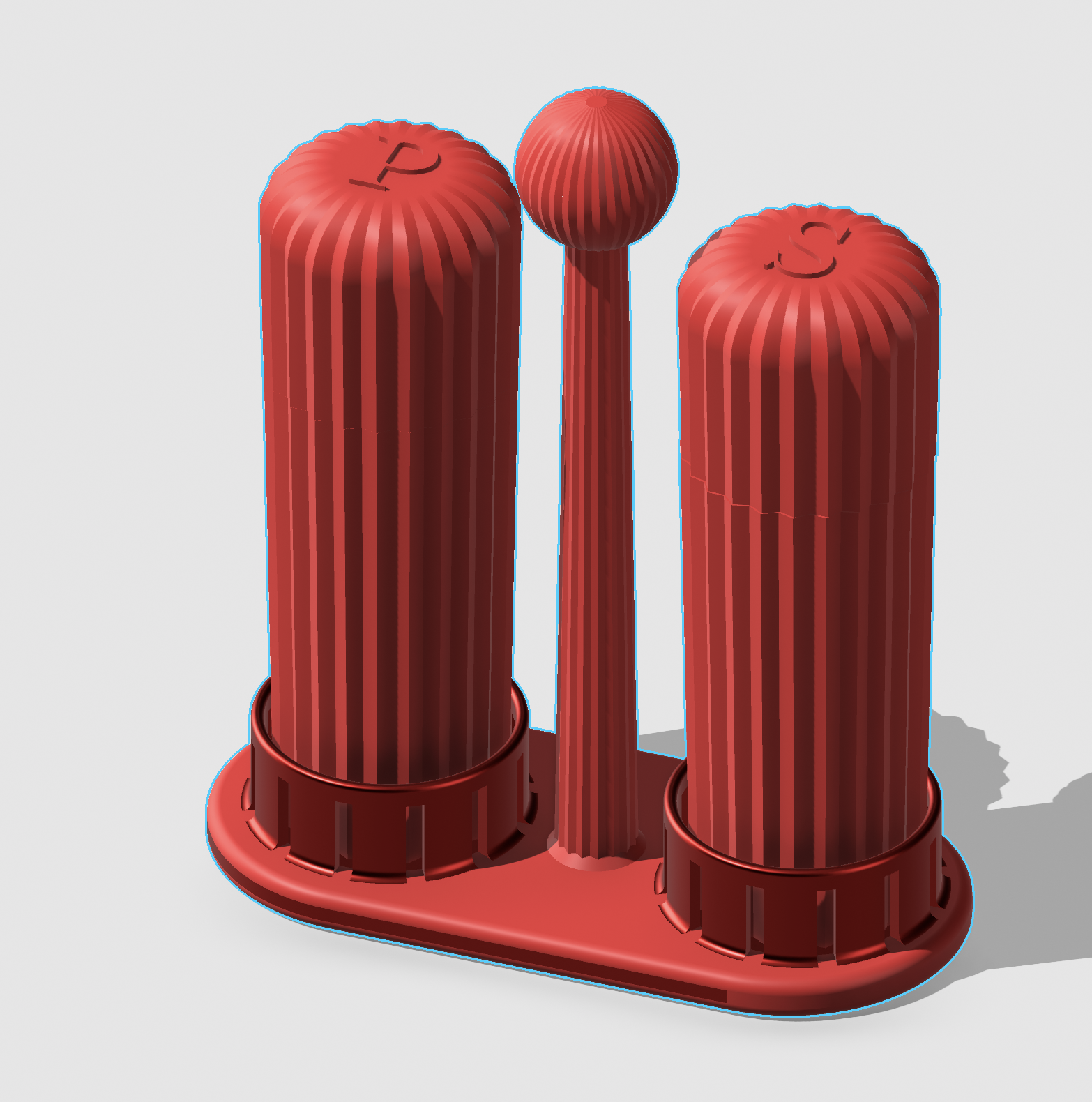sal Pimenta moinho moedor cozinha casa 3D print model - Mito3D