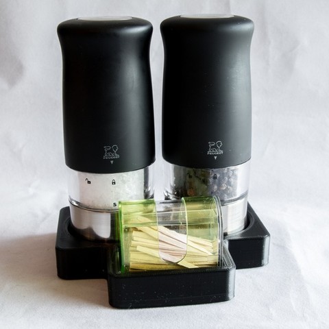 sel poivre du moulin stand la maison kitchendining 3D print model - Mito3D