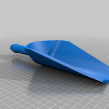 salt scoop household scooper tools 3d print model - Mito3D