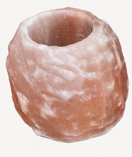 saltstone candle salt stone pink 3d print model - Mito3D