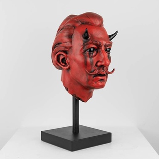Salvador Dali diable art tête sculpture buste 3d print model - Mito3D