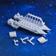salvage ship - tilberi class wargaming battlefleet gothic spaceship modelling space fleet billion suns dropfleet_commander 3d print model - Mito3D