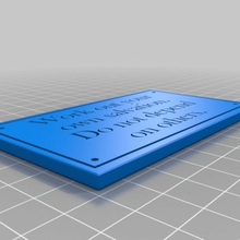 salvation plate custom plaque quote quotes signs_logos 3d print model - Mito3D