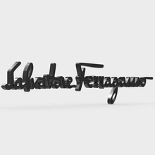 salvatore ferragamo logo moda butik marka giyim tasarım model dükkanı mağaza karakter amblemi stil modelleri sembol lüks aksesuarlar şık trend logotipe baskı yazdırılabilir 3d print model - Mito3D