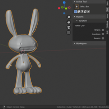 sam sam&max game animal rabbit 3d print model - Mito3D