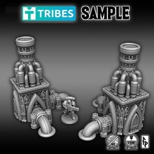 sample tribes november game 40k tabletop terrain warhammer kill team necromunda wargaming sci-fi scatter 28mm 3d print model - Mito3D
