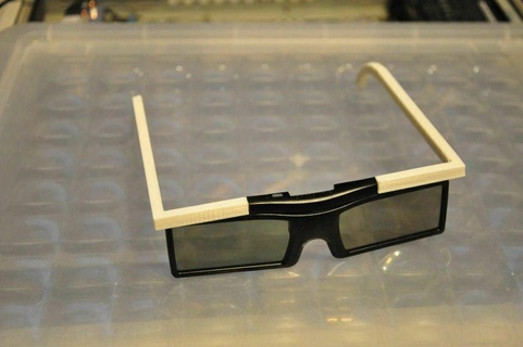 samsung 3d glasses arms replacement smart tv part parts spare repair diy 3d print model - Mito3D
