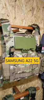 samsung a22 5g armor plate carrier phone mount molle s20 note paintball airsoft gun military iphone xiaomi s22 ultra juggernaut case 13 3d print model - Mito3D