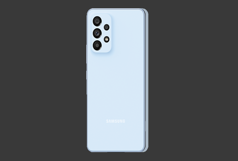 Samsung a53 5g cielo azul ligero 3d print model - Mito3D