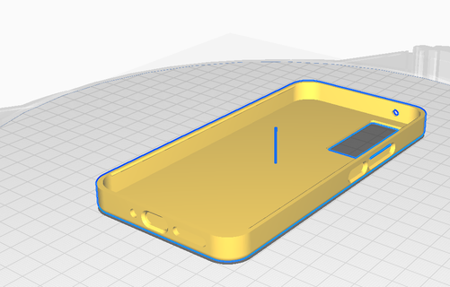 samsung a54 caso bainha 3d print model - Mito3D