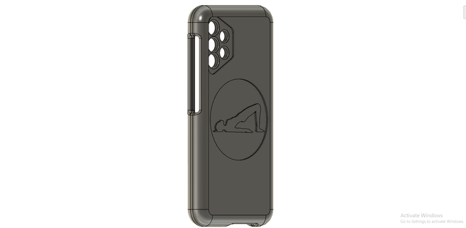 samsung galaxy a32 pilates phonecase 5g phone protector case 3d print model - Mito3D