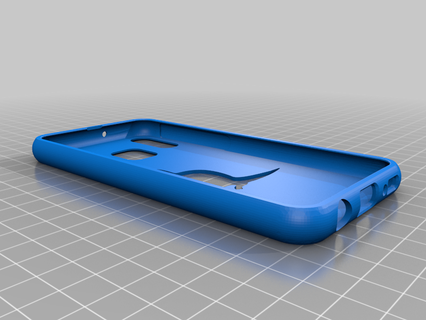 samsung galaxy a40 case flexible remix otter mobile phone 3d print model - Mito3D