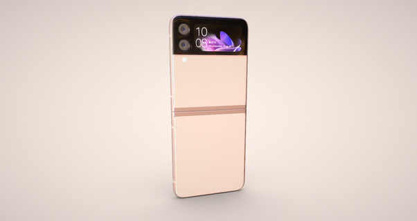 samsung galaxy flip 3 mobile phone 3d print model - Mito3D