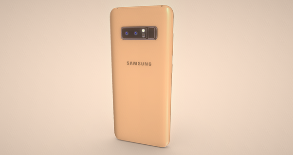 Samsung galaxia Nota 8 móvil 3d print model - Mito3D