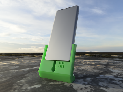 samsung gökada s10 telefon Kulp destek mıknatıs USB seyyar 3d print model - Mito3D