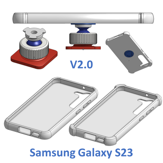 samsung galaxy s23 case v20 tpu 3d 3d print model - Mito3D