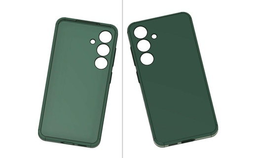 Samsung galaxia s24 caso funda v10 artilugio inteligente cubierta carcasa alojamiento s24+ teléfono smartphone tpu flexible 3d print model - Mito3D
