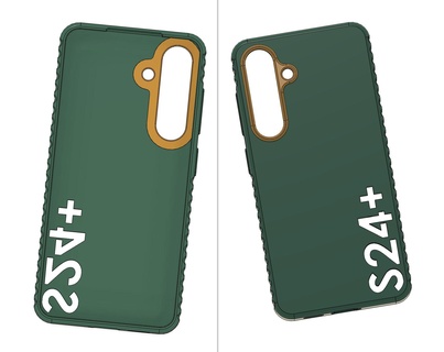 samsung galaxy s24 plus case - v50 Gadget smartcase cover housing s24+ phone smartphone tpu flexible 3d print model - Mito3D