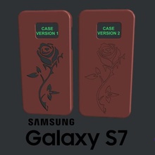 samsung galaxy s7 rose cas gadget téléphone de smartphone mobile 3d print model - Mito3D