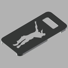 samsung galaxy s8 dab phone case gadget mobile 3d print model - Mito3D