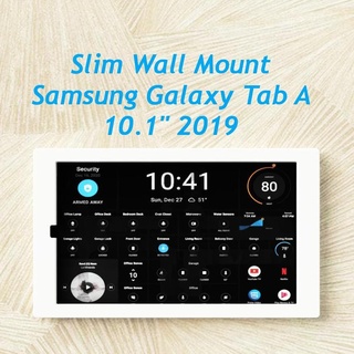 samsung galaxy tab 101 2019 slim wall mount tablet usb c 90 3d print model - Mito3D