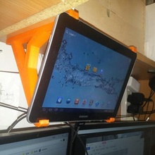 samsung galaxy 101 tablet gt-p7510 rigida titolare gadget 3d print model - Mito3D