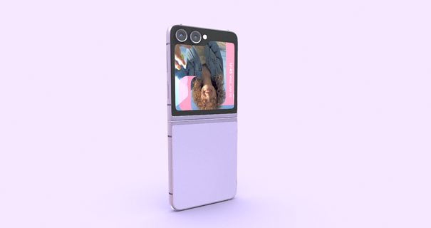 samsung galaxy z flip mobile phone 3d print model - Mito3D