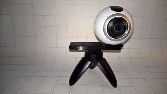 samsung gear 360 - 3d picture tripod mount camera video gadget 3d print model - Mito3D