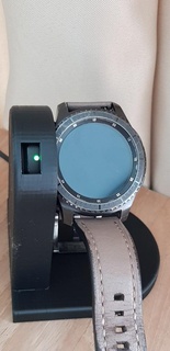 samsung gear s3 watch charger stand led view gadget 3d print model - Mito3D