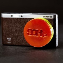samsung nx mini 9mm lens hood gadget 3d print model - Mito3D