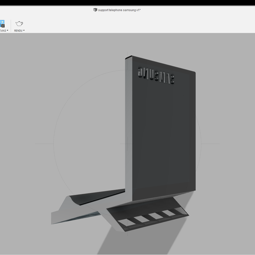 Samsung Telefon Stand Gadget 3D print model - Mito3D