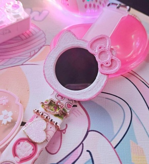 samsung watch4 case hello kitty hellokity watch watch4case sanrio cute kawaii pink 3d print model - Mito3D