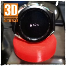 samsung watch 3 charger dock tool smartwatch watch3 chargerholder 3d print model - Mito3D