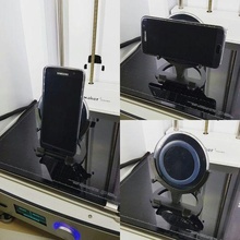 samsung fil chargeur téléphone supporter 2 directions gadget s7 bord mobile 3d print model - Mito3D