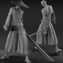 samurai a arte 3d print model - Mito3D