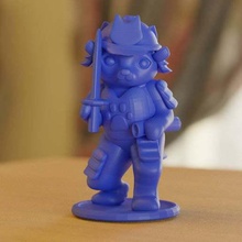 samurai cat gioco animali 3d print model - Mito3D