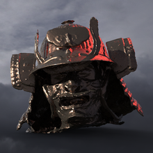 samurai fantasy helmet horned